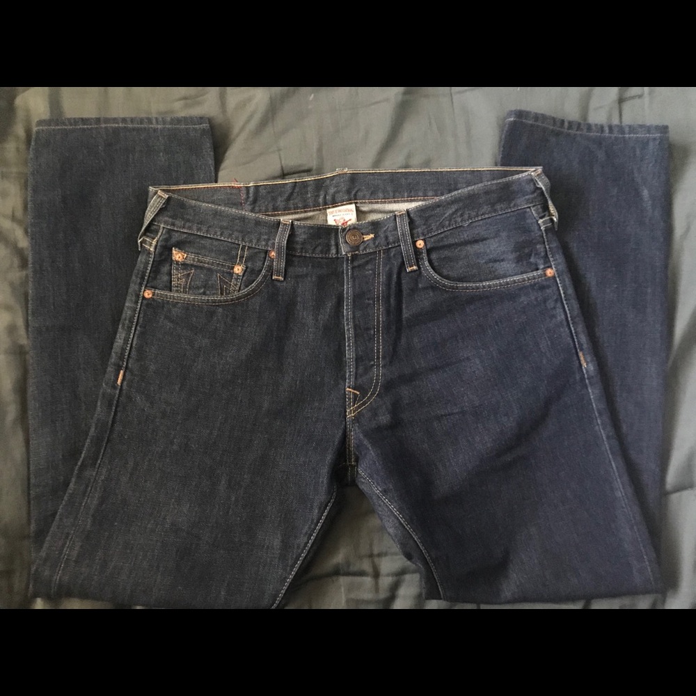 True Religion Jeans 33 Slim Fit - Picture 2 of 6
